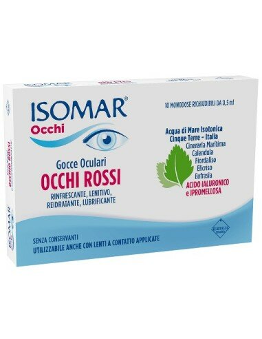 Linea Isomar Occhi Rossi e Secchi
